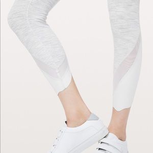 Lululemon Wunder Under High Rise Roll Down Scallop